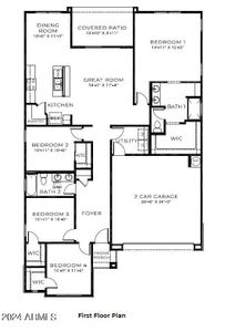 New construction Single-Family house 38130 W Amalfi Avenue, Maricopa, AZ 85138 Fargo- photo 1 1