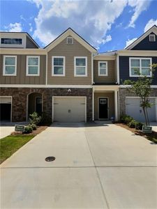 New construction Townhouse house 5853 Greystone Drive, Lithonia, GA 30058 Melbourne- photo 0 0