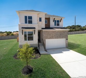 New construction Single-Family house 15411 Ivory Hills, San Antonio, TX 78247 Oakville- photo 0