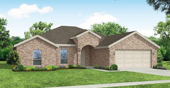 New construction Single-Family house 405 Basalt Drive, Azle, TX 76020 Cromwell II- photo