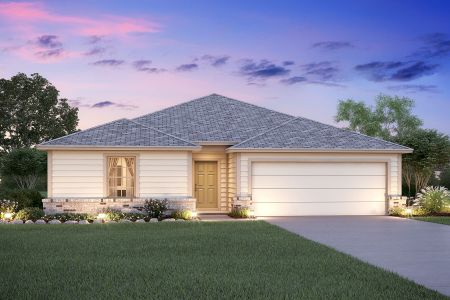 New construction Single-Family house Pineda, 801 Stonemanor Bay, Seguin, TX 78155 - photo