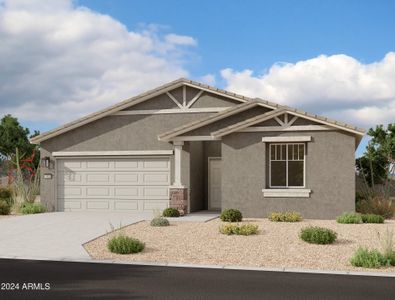 New construction Single-Family house 46969 W Cansados Road, Maricopa, AZ 85139 Larkspur Homeplan- photo 0 0