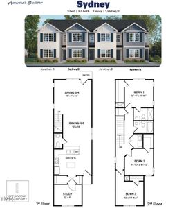 New construction Townhouse house 8748 Asher Gray Way, Raleigh, NC 27616 SYDNEY- photo 1 1