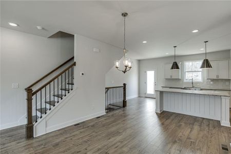 New construction Townhouse house 1294 Ainsworth Alley, Unit Lot 58, Sugar Hill, GA 30518 The Oakfield- photo 18 18