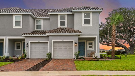 New construction Townhouse house 1301 Anchor Bend Way, Kissimmee, FL 34746 Marigold- photo 0