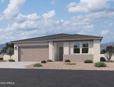 New construction Single-Family house 24088 W Hidalgo Avenue, Buckeye, AZ 85326 Larkspur Homeplan- photo 0 0