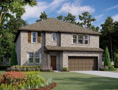 New construction Single-Family house 606 Declaration Drive, Princeton, TX 75407 Caldwell Homeplan- photo 0