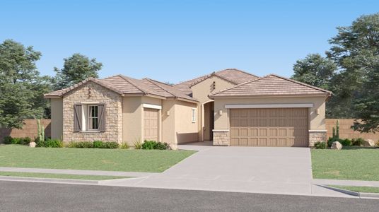 New construction Single-Family house 3228 E Saddletree Way, San Tan Valley, AZ 85140 Evolution Plan 5582- photo 0
