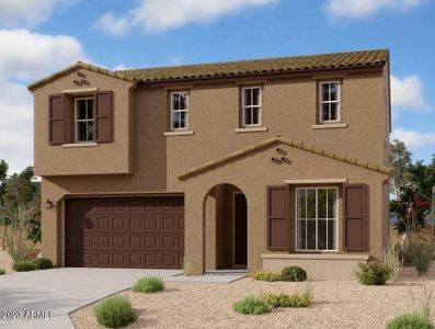 New construction Single-Family house 9413 E Spiral Avenue, Mesa, AZ 85212 Verbena Homeplan- photo 0