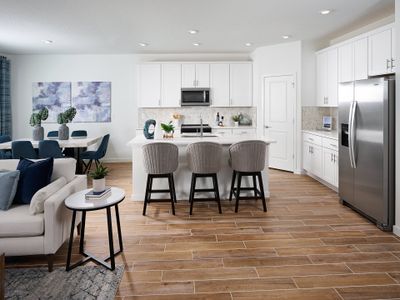 Kitchen of the Orchid Plan modeled at Colbert Landings.