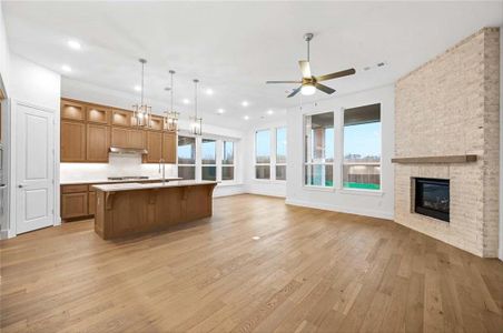 New construction Single-Family house 1241 Water Canna Drive, Fort Worth, TX 76247 Denton Plan- photo 8 8