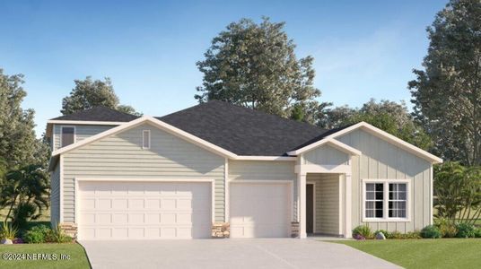 New construction Single-Family house 75731 Estuary Way, Yulee, FL 32097 Medallion II- photo 0