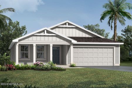 New construction Single-Family house 13881 Holsinger Boulevard, Jacksonville, FL 32256 Cedar- photo 0