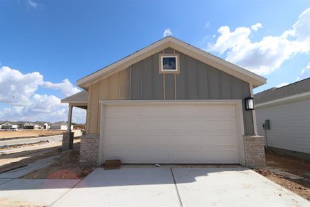 New construction Single-Family house 18030 Blue Prairie Trail, Hockley, TX 77489 Sonata- photo 0