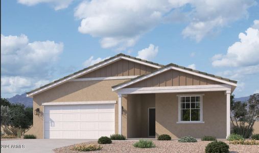 New construction Single-Family house 24092 W Hidalgo Avenue, Buckeye, AZ 85326 Sunflower Homeplan- photo 0 0