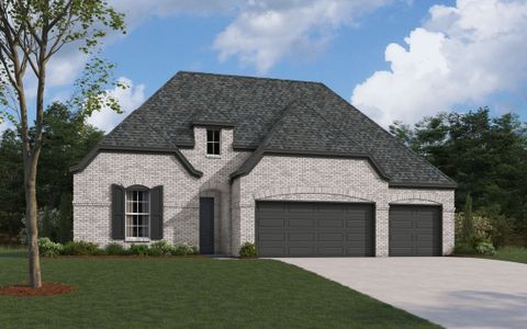 New construction Single-Family house 16812 Massawana Dr, Fort Worth, TX 76247 The Bridgeport II - photo 0 0