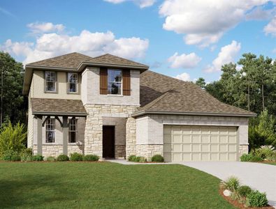 New construction Single-Family house 3517 Cherrybark Gable Lane, Spring, TX 77386 Hyde Homeplan- photo 0 0