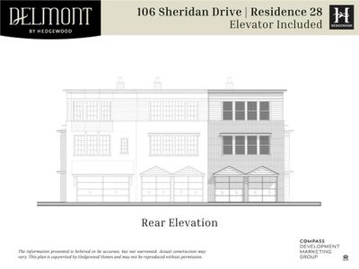 New construction Townhouse house 106 Sheridan Drive, Atlanta, GA 30305 Plan: 28 - Elevator - photo 2 2