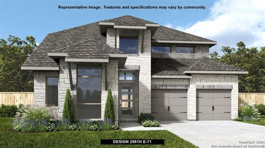 New construction Single-Family house 24159 Sidehill Lie, San Antonio, TX 78261 Design 2561H- photo 0 0