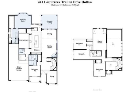 New construction Single-Family house 441 Lost Creek Trail, Waxahachie, TX 75165 Regis Plan- photo 1 1