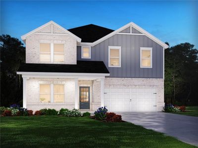 New construction Single-Family house 3454 Commodore Court, Buford, GA 30519 Taylorsville Basement- photo 0