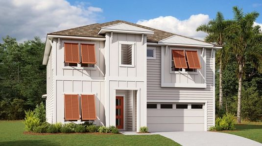 New construction Single-Family house The Manatee at Seabrook Village, 78 Sienna Palm Drive, Ponte Vedra Beach, FL 32081 - photo