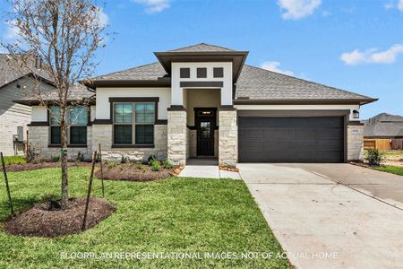 New construction Single-Family house 16548 Gaines Glen Lane, Montgomery, TX 77316 Sabine - 50' Premier Smart Series- photo 0