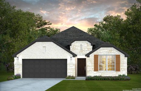 New construction Single-Family house 12259 Black Hat, San Antonio, TX 78254 Sheldon- photo 0