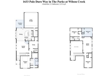 New construction Single-Family house 1633 Palo Duro Way, Celina, TX 75009 Warrenton Plan- photo