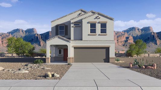 New construction Single-Family house 28223 North Ice Cavern Lane, San Tan Valley, AZ 85143 - photo 0