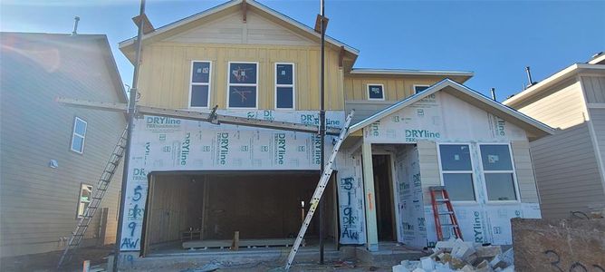 New construction Single-Family house 519 Palo Brea Loop, Hutto, TX 78634 Cassidy Homeplan- photo 0 0