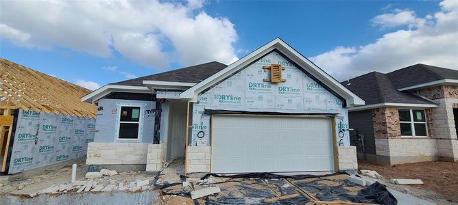 New construction Single-Family house 106 Pinyon Pine Pass, Hutto, TX 78634 Brodie Homeplan- photo 1 1
