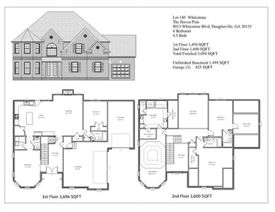New construction Single-Family house 8013 White Stone Boulevard, Douglasville, GA 30135 Haven- photo 4 4
