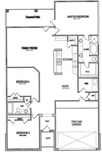 New construction Single-Family house Floor Plan 1821, 731 Wedgewood Park, Conroe, TX 77304 - photo