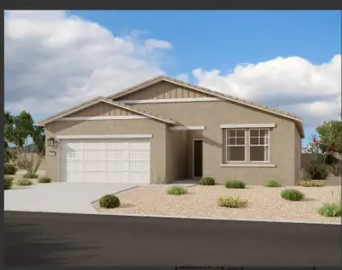 New construction Single-Family house 46984 West Old-Timer Road, Maricopa, AZ 85139 Sunflower Homeplan- photo 0