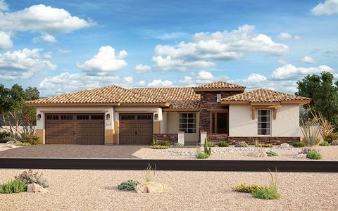 New construction Single-Family house 21082 E. Starflower Drive, Queen Creek, AZ 85142 Amarante- photo 0 0