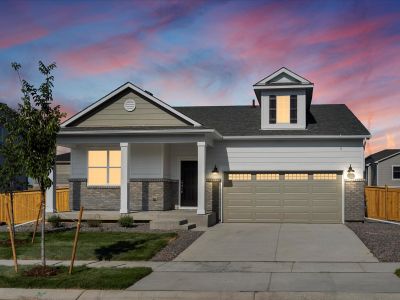 New construction Single-Family house 9155 Quintero Street, Commerce City, CO 80022 The Byers- photo 0