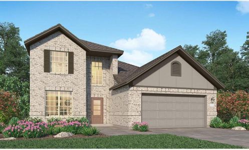 New construction Single-Family house 22608 Hackberry Leaf Drive, New Caney, TX 77357 Larkspur II- photo 0 0