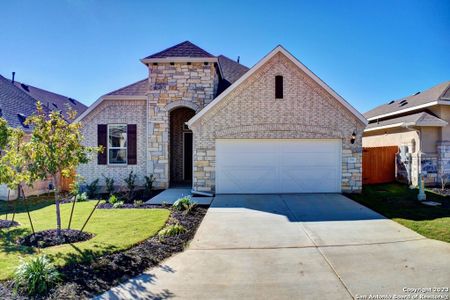 New construction Single-Family house 1591 Seekat Drive, New Braunfels, TX 78132 Premier Series - Palm- photo 0