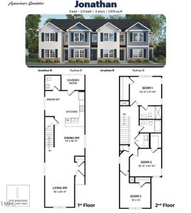 New construction Townhouse house 8750 Asher Gray Way, Raleigh, NC 27616 JONATHAN- photo 1 1