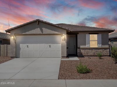 New construction Single-Family house 35410 W Cartegna Lane, Maricopa, AZ 85138 Mason- photo 0