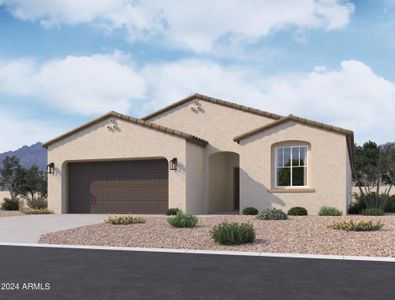 New construction Single-Family house 24082 W Huntington Drive, Buckeye, AZ 85326 Marigold Homeplan- photo 0