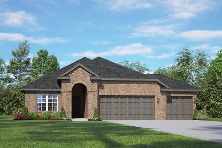 New construction Single-Family house The Acadia A with 3-Car Garage, 144 San Marcos Trail, Dayton, TX 77535 - photo
