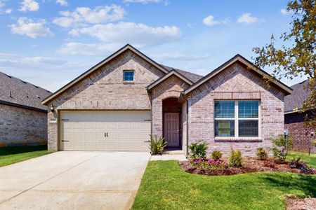 New construction Single-Family house 1144 Greenlee Drive, Crowley, TX 76036 Eastland - Smart Series- photo 0