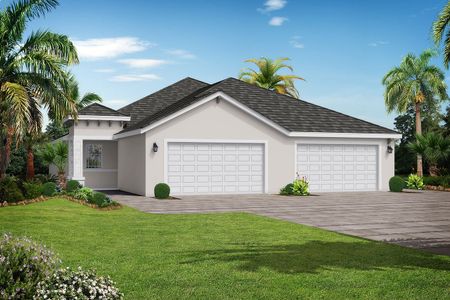New construction Single-Family house 4104 Golden Creek Trail, Parrish, FL 34219 Boca Grande Villa – The Laurels- photo 0
