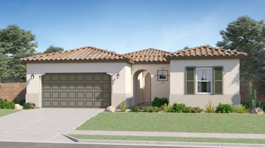 New construction Single-Family house 17525 W Superior Ave, Goodyear, AZ 85338 Aspen Plan 4578- photo 0