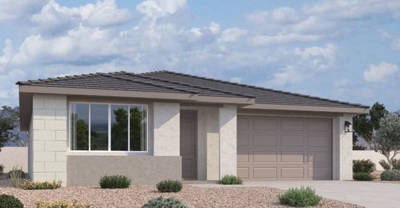 New construction Single-Family house 2415 E. Wagon Wheel Lane, San Tan Valley, AZ 85140 Violet Homeplan- photo 0