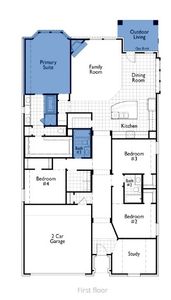 New construction Single-Family house 2223 Shorthorn Drive, Northlake, TX 76247 Davenport Plan- photo
