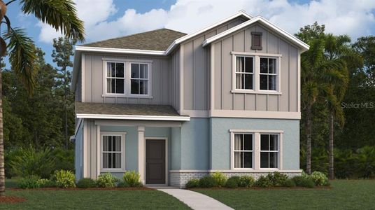 New construction Single-Family house 3106 Park Vale Road, Saint Cloud, FL 34771 Harmony- photo 0