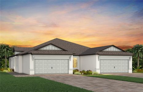 New construction Single-Family house 9330 Ballaster Pointe Loop, Parrish, FL 34219 Kendrick- photo 0